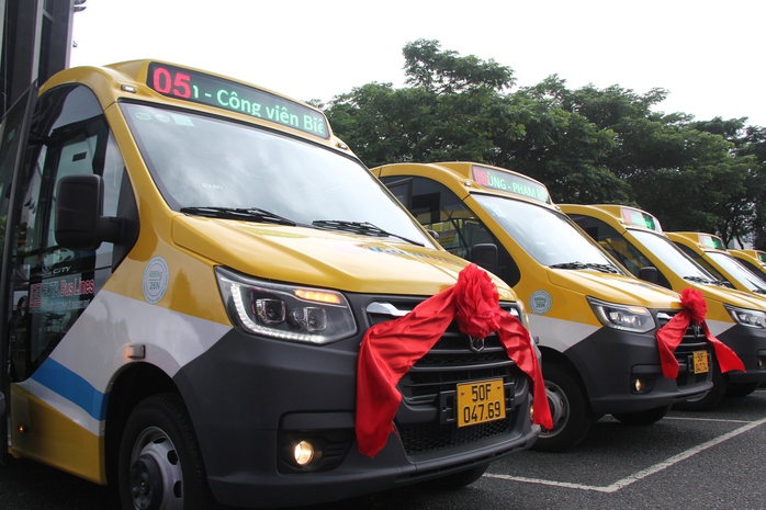 Xe buýt trợ giá Đà Nẵng giai đoạn 2 hoạt động, dùng xe mới 100% - Ảnh 1.