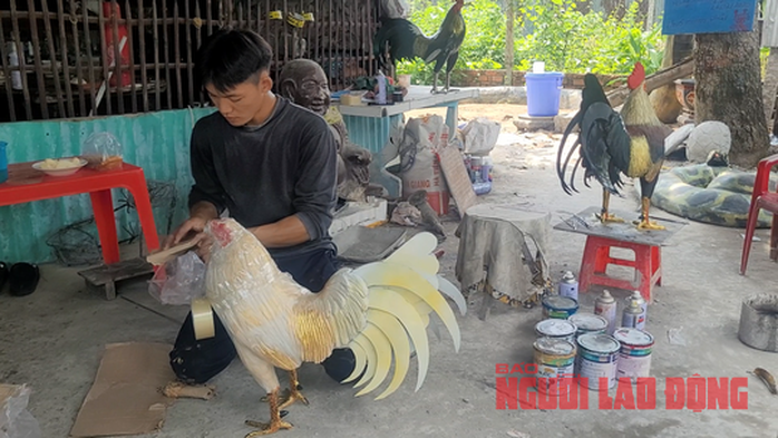 VIDEO: Chàng trai ở An Giang đắp tượng gà bằng xi-măng, bán không kịp - Ảnh 15.