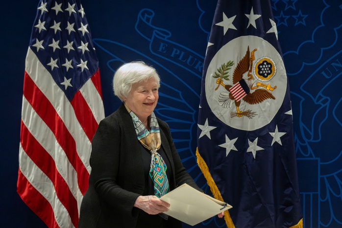 Bộ trưởng Tài chính Mỹ Janet Yellen thăm Việt Nam - Ảnh 1.