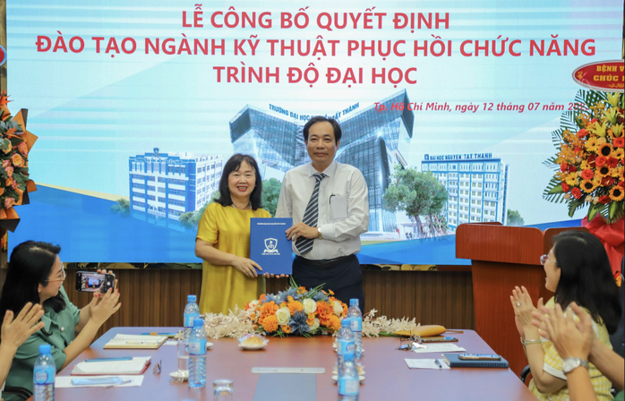 Trường ĐH Nguyễn Tất Thành chính thức đào tạo ngành Kỹ thuật phục hồi chức năng - Ảnh 1.