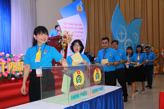 Bà Đặng Thị Kim Chi tái đắc cử Chủ tịch Công đoàn ngành Dệt May tỉnh Bình Dương - Ảnh 2.