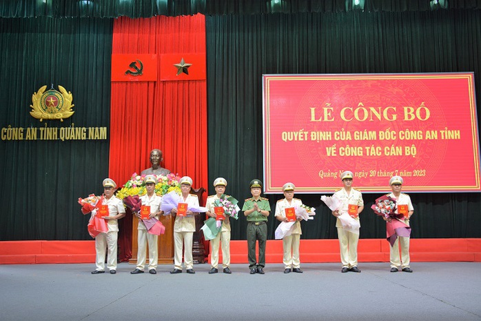 Công an tỉnh Quảng Nam điều động nhiều nhân sự chủ chốt - Ảnh 1.
