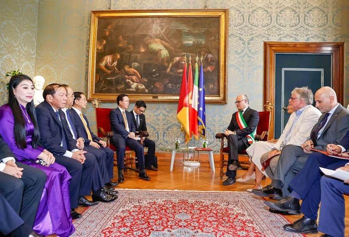 Chủ tịch nước đề nghị Rome - Hà Nội tăng cường hợp tác văn hóa di sản - Ảnh 1.