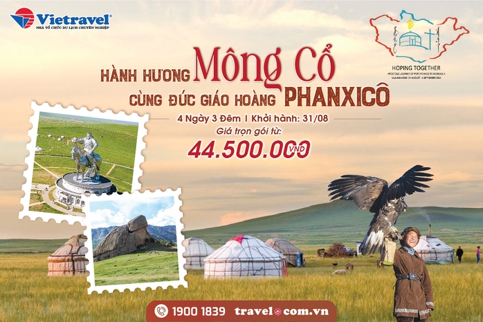 Hành hương về Mông Cổ, theo dấu chân Đức Giáo Hoàng Phanxicô - Ảnh 1. Hành hương về Mông Cổ, theo dấu chân Đức Giáo Hoàng Phanxicô - Ảnh 1.