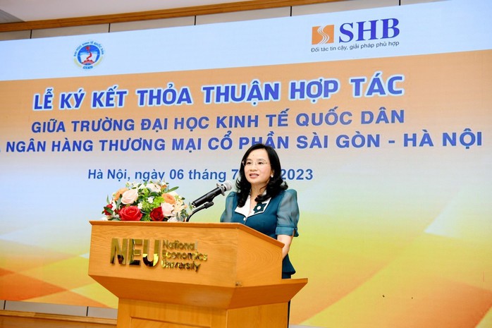 SHB tăng cường hợp tác với Đại học Kinh tế Quốc Dân - Ảnh 1. SHB tăng cường hợp tác với Đại học Kinh tế Quốc Dân - Ảnh 1.