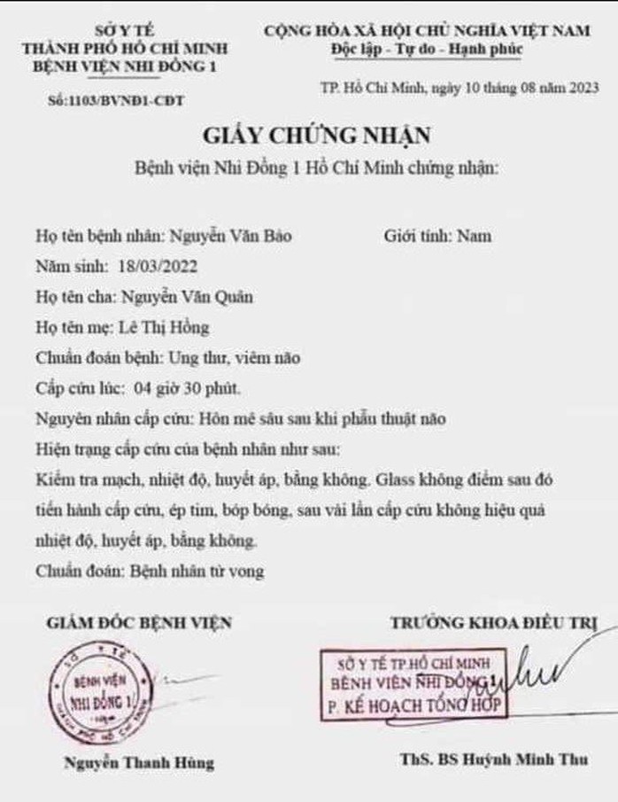 Cảnh báo tình trạng giả giấy tờ bệnh viện xin từ thiện - Ảnh 2.