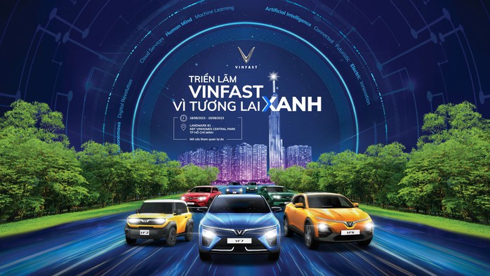 Sau khi niêm yết trên sàn chứng khoán Mỹ, VinFast tổ chức Ngày hội công nghệ và sống xanh tại TP HCM - Ảnh 4. Sau khi niêm yết trên sàn chứng khoán Mỹ, VinFast tổ chức Ngày hội công nghệ và sống xanh tại TP HCM - Ảnh 4.
