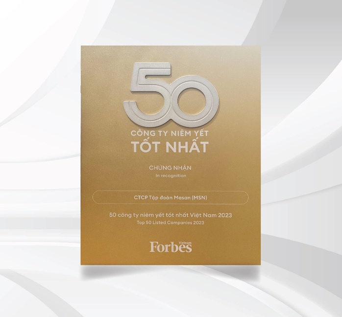 Tập đoàn Masan 11 năm liền vào danh sách Top 50 Công ty niêm yết tốt nhất Việt Nam - Ảnh 1. Tập đoàn Masan 11 năm liền vào danh sách Top 50 Công ty niêm yết tốt nhất Việt Nam - Ảnh 1.