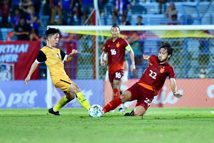 Giải U23 Đông Nam Á 2023: Thái Lan thắng đậm Brunei, sáng cửa vào bán kết - Ảnh 3.