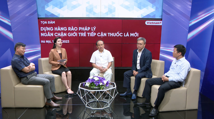 Tọa đàm “Dựng hàng rào pháp lý ngăn chặn giới trẻ tiếp cận thuốc lá mới” - Ảnh 1. Tọa đàm “Dựng hàng rào pháp lý ngăn chặn giới trẻ tiếp cận thuốc lá mới” - Ảnh 1.