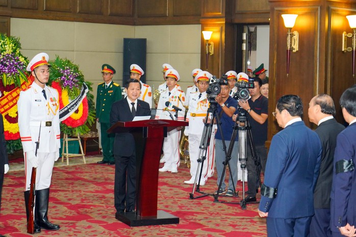 Trọng thể Lễ truy điệu và đưa tang Phó Thủ tướng Lê Văn Thành - Ảnh 3.