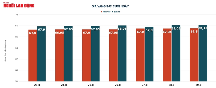 Giá vàng hôm nay 30-8: Tăng dữ dội - Ảnh 3.