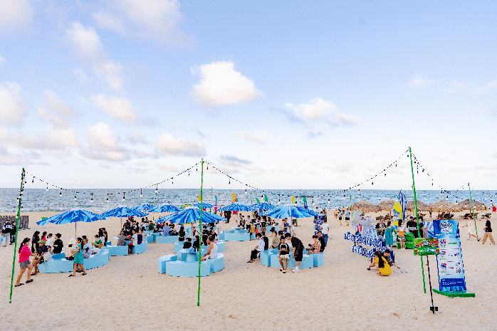 Bãi biển miền Trung sôi động với Huda Beach Carnival 2023 - Ảnh 1.