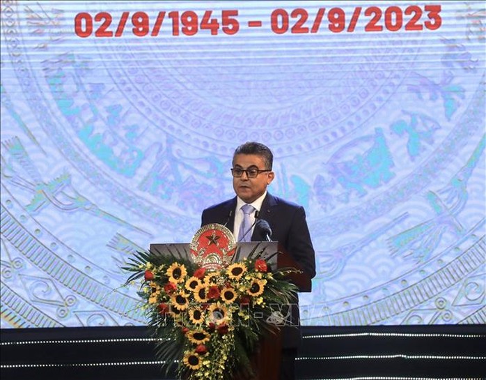 Chủ tịch nước Võ Văn Thưởng và Phu nhân chủ trì Chương trình kỷ niệm Quốc khánh 2-9 - Ảnh 4.