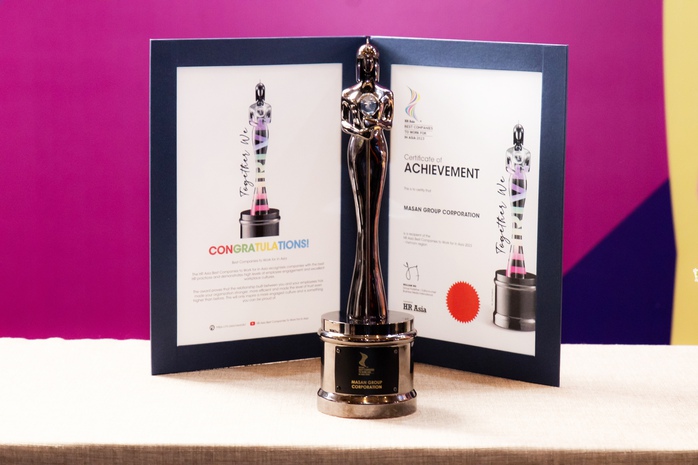 Masan Group nhận cú đúp giải thưởng tại HR Asia Award 2023 - Ảnh 1. Masan Group nhận cú đúp giải thưởng tại HR Asia Award 2023 - Ảnh 1.