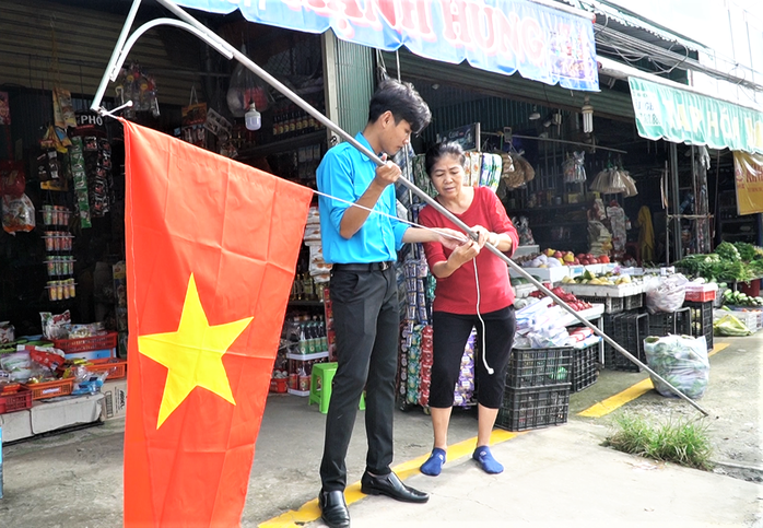 Khánh thành Đường cờ Tổ quốc tại huyện Củ Chi - Ảnh 3. Khánh thành Đường cờ Tổ quốc tại huyện Củ tỷ lệ kèo góc nhà cái - Ảnh 3.