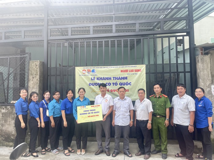 Khánh thành Đường cờ Tổ quốc tại huyện Củ Chi - Ảnh 5. Khánh thành Đường cờ Tổ quốc tại huyện Củ tỷ lệ kèo góc nhà cái - Ảnh 5.