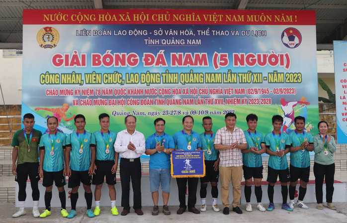 Ngành Xây dựng vô địch giải bóng đá Công đoàn tỉnh Quảng Nam - Ảnh 5.