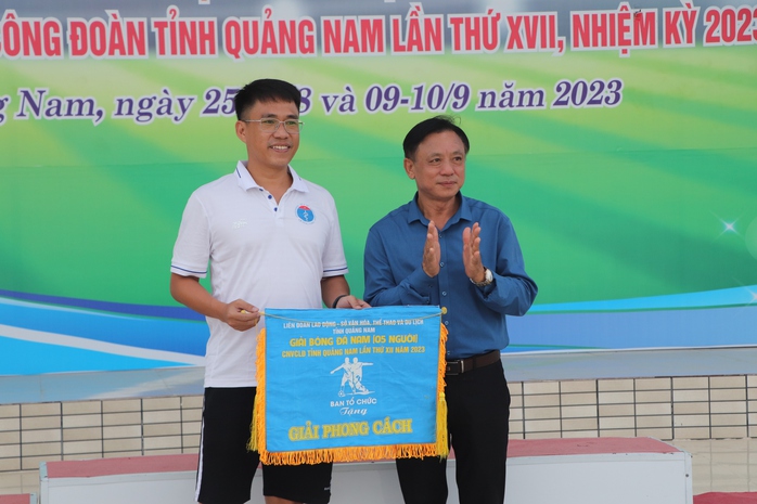 Ngành Xây dựng vô địch giải bóng đá Công đoàn tỉnh Quảng Nam - Ảnh 6.