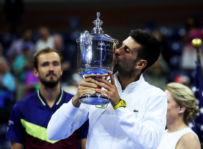 Vô địch US Open, Djokovic cân bằng cột mốc lịch sử - Ảnh 3.