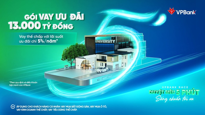 VPBank dành 13.000 tỉ đồng triển khai gói vay lãi suất chỉ từ 5%/năm - Ảnh 1. VPBank dành 13.000 tỉ đồng triển khai gói vay lãi suất chỉ từ 5%/năm - Ảnh 1.