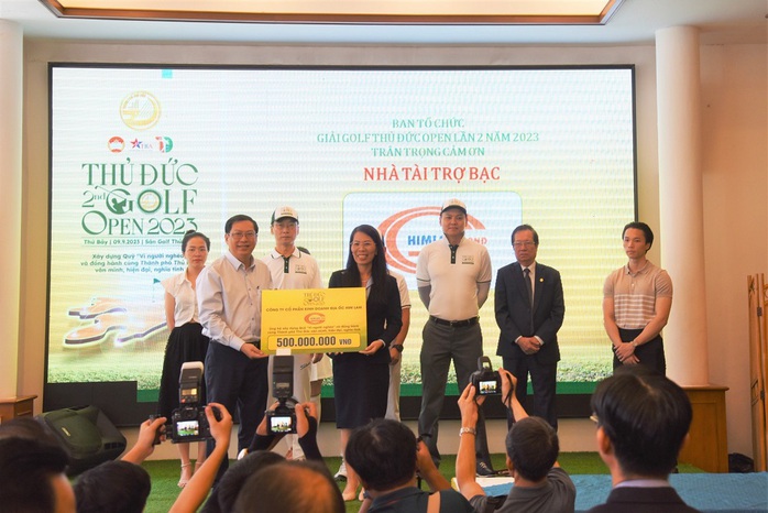Him Lam Land chung tay cùng Giải Golf Thủ Đức Open lần 2 xây dựng Quỹ Vì người nghèo - Ảnh 1.