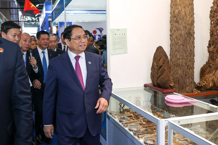 Thủ tướng mong Việt Nam thành điểm trung chuyển hàng hóa giữa ASEAN và Trung Quốc - Ảnh 9.
