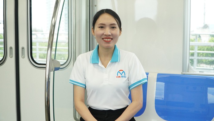 Nữ lái tàu metro duy nhất của TP HCM: Tôi rất tự tin và luôn sẵn sàng - Ảnh 1.