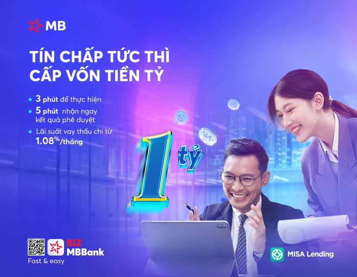 MB ra mắt sản phẩm vay vốn tín chấp đồng hành cùng doanh nghiệp - Ảnh 1. MB ra mắt sản phẩm vay vốn tín chấp đồng hành cùng doanh nghiệp - Ảnh 1.