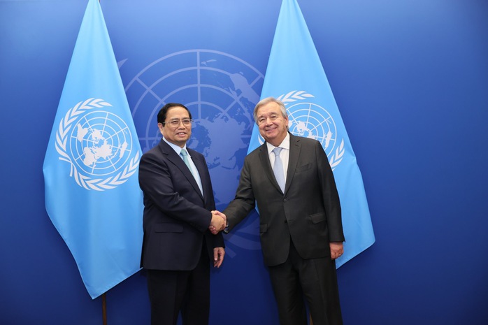 Tổng Thư ký Liên Hiệp Quốc cảm ơn sự hợp tác và ủng hộ tuyệt vời của Việt Nam - Ảnh 1.