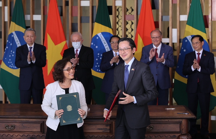 Việt Nam - Brazil ký 4 văn kiện hợp tác - Ảnh 7.