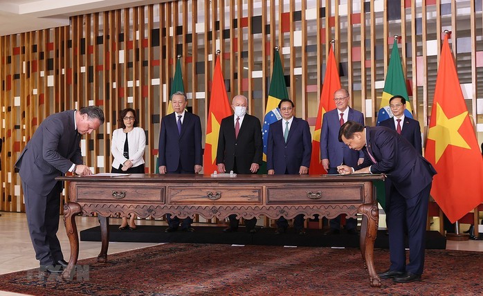 Việt Nam - Brazil ký 4 văn kiện hợp tác - Ảnh 1.