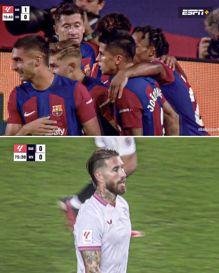 Sergio Ramos phản lưới, Sevilla thất bại trước Barcelona - Ảnh 3.