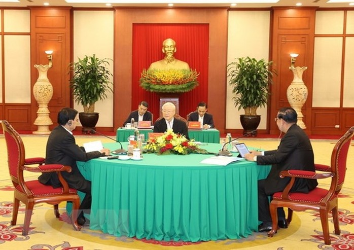Cuộc gặp cấp cao Việt Nam - Campuchia - Lào - Ảnh 1.