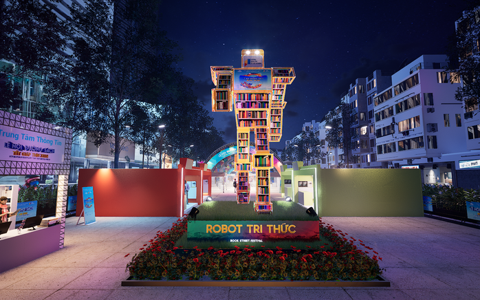 Đến Lễ hội Đường Sách Tết Giáp Thìn 2024: nhận lì xì, check-in với robot tri thức- Ảnh 5. Đến Lễ hội Đường Sách Tết Giáp Thìn 2024: nhận lì xì, check-in với robot tri thức- Ảnh 5.