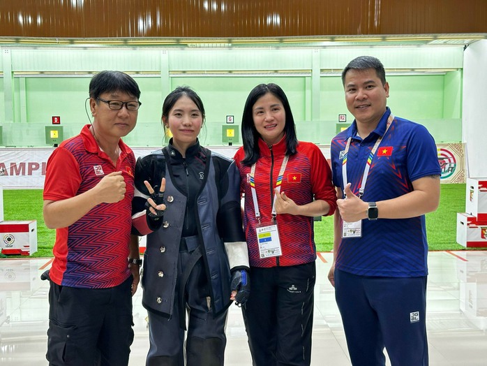 Bắn súng Việt Nam giành suất vé thứ 4 tham dự Olympic 2024- Ảnh 3. Bắn súng Việt Nam giành suất vé thứ 4 tham dự Olympic 2024- Ảnh 3.