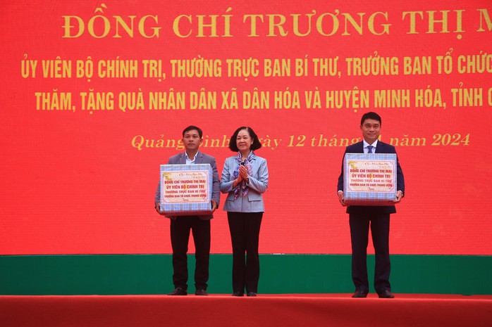 Thường trực Ban Bí thư Trương Thị Mai thăm, tặng quà Tết tại Quảng Bình- Ảnh 5. Thường trực Ban Bí thư Trương Thị Mai thăm, tặng quà Tết tại Quảng Bình- Ảnh 5.