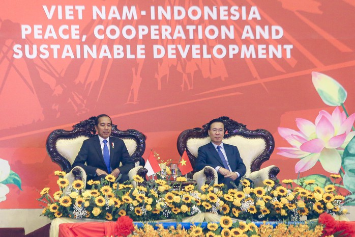 Chủ tịch nước và Tổng thống Indonesia xem biểu diễn võ thuật- Ảnh 7. Chủ tịch nước và Tổng thống Indonesia xem biểu diễn võ thuật- Ảnh 7.