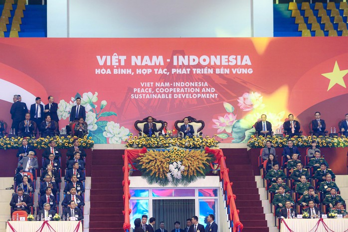 Chủ tịch nước và Tổng thống Indonesia xem biểu diễn võ thuật- Ảnh 8. Chủ tịch nước và Tổng thống Indonesia xem biểu diễn võ thuật- Ảnh 8.