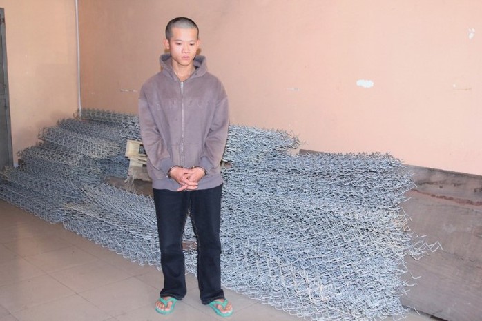 Cắt trộm 100 tấm lưới bảo vệ cao tốc Bắc - Nam đem bán lấy tiền ăn chơi- Ảnh 1. Cắt trộm 100 tấm lưới bảo vệ cao tốc Bắc - Nam đem bán lấy tiền ăn chơi- Ảnh 1.