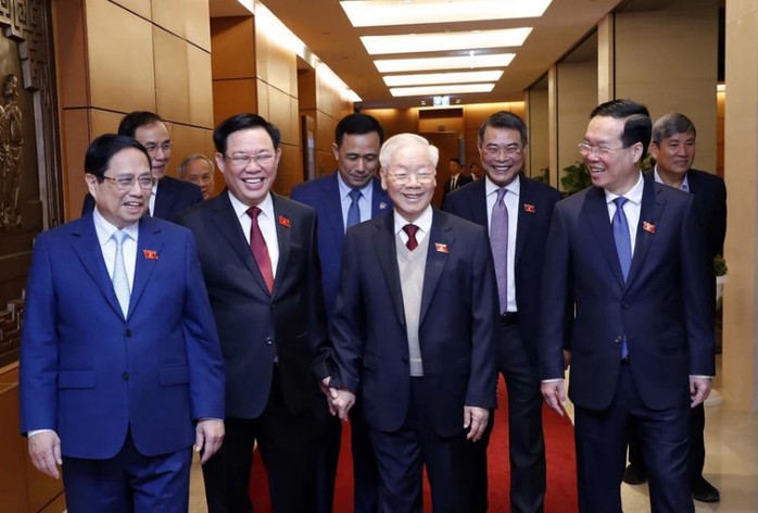 Cận cảnh Tổng Bí thư Nguyễn Phú Trọng dự kỳ họp bất thường của Quốc hội- Ảnh 7. Cận cảnh Tổng Bí thư Nguyễn Phú Trọng dự kỳ họp bất thường của Quốc hội- Ảnh 7.