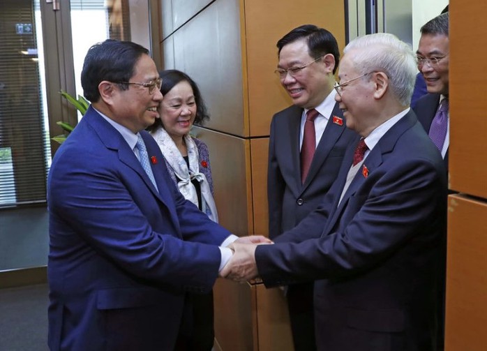 Cận cảnh Tổng Bí thư Nguyễn Phú Trọng dự kỳ họp bất thường của Quốc hội- Ảnh 2. Cận cảnh Tổng Bí thư Nguyễn Phú Trọng dự kỳ họp bất thường của Quốc hội- Ảnh 2.