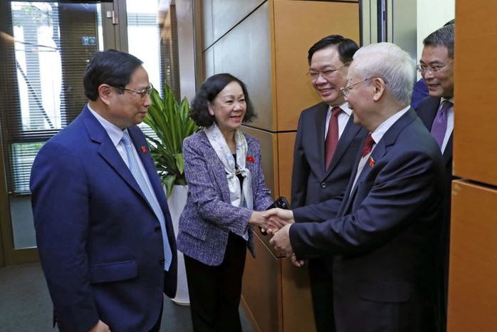 Cận cảnh Tổng Bí thư Nguyễn Phú Trọng dự kỳ họp bất thường của Quốc hội- Ảnh 3. Cận cảnh Tổng Bí thư Nguyễn Phú Trọng dự kỳ họp bất thường của Quốc hội- Ảnh 3.