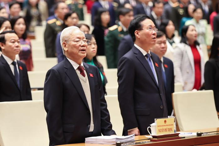 Tổng Bí thư Nguyễn Phú Trọng dự phiên khai mạc kỳ họp bất thường của Quốc hội- Ảnh 2. Tổng Bí thư Nguyễn Phú Trọng dự phiên khai mạc kỳ họp bất thường của Quốc hội- Ảnh 2.