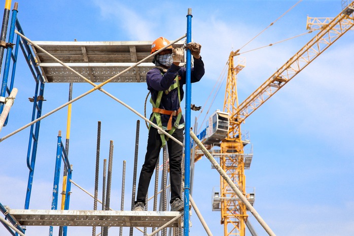 Cận cảnh nhà ga T3 Tân Sơn Nhất đang dần thành hình- Ảnh 6. Cận cảnh nhà ga T3 Tân Sơn Nhất đang dần thành hình- Ảnh 6.