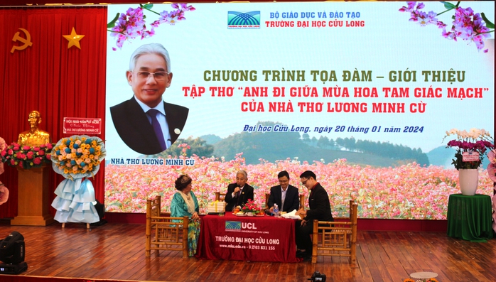Tọa đàm giới thiệu tập thơ của nhà thơ Lương Minh Cừ- Ảnh 2. Tọa đàm giới thiệu tập thơ của nhà thơ Lương Minh Cừ- Ảnh 2.