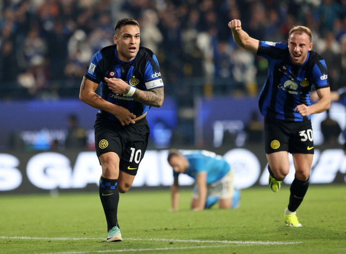 Inter Milan giành Siêu cúp Ý lần thứ 3 liên tiếp- Ảnh 2. Inter Milan giành Siêu cúp Ý lần thứ 3 liên tiếp- Ảnh 2.