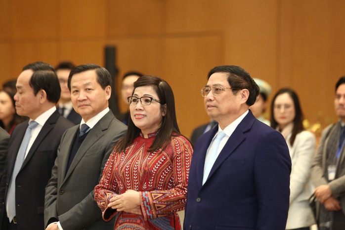 Thủ tướng Phạm Minh Chính và Phu nhân gặp mặt Đoàn Ngoại giao nhân Tết cổ truyền- Ảnh 1. Thủ tướng Phạm Minh Chính và Phu nhân gặp mặt Đoàn Ngoại giao nhân Tết cổ truyền- Ảnh 1.