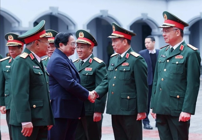 Thủ tướng Phạm Minh Chính thăm, kiểm tra sẵn sàng chiến đấu tại Tổng cục II- Ảnh 2. Thủ tướng Phạm Minh Chính thăm, kiểm tra sẵn sàng chiến đấu tại Tổng cục II- Ảnh 2.
