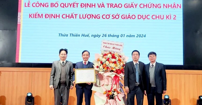 Trường ĐH Luật Huế được cấp chứng nhận kiểm định chất lượng chu kỳ 2- Ảnh 1. Trường ĐH Luật Huế được cấp chứng nhận kiểm định chất lượng chu kỳ 2- Ảnh 1.